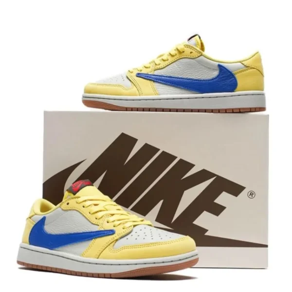 Travis Scott x Air Jordan 1 Low OG "Canary" - Image 2