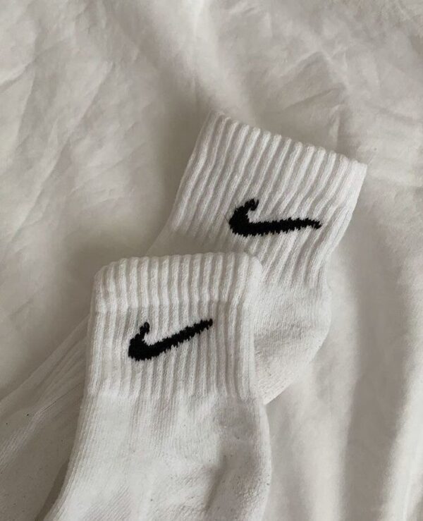 White Nike Ankle Socks (pack of 1) - Image 2