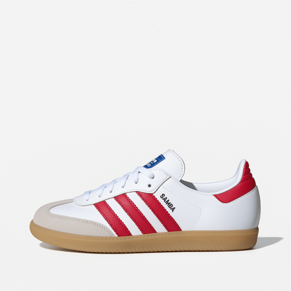 Adidas Samba OG Red and white (unisex).