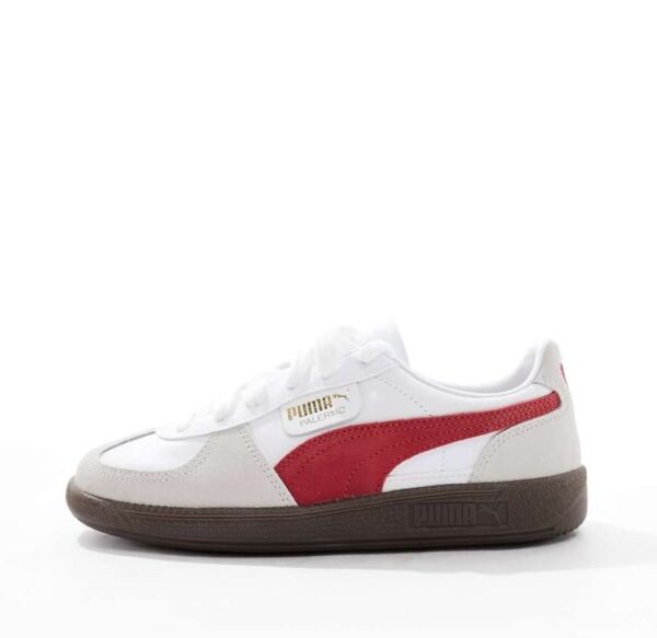 Puma Palermo white and Red.