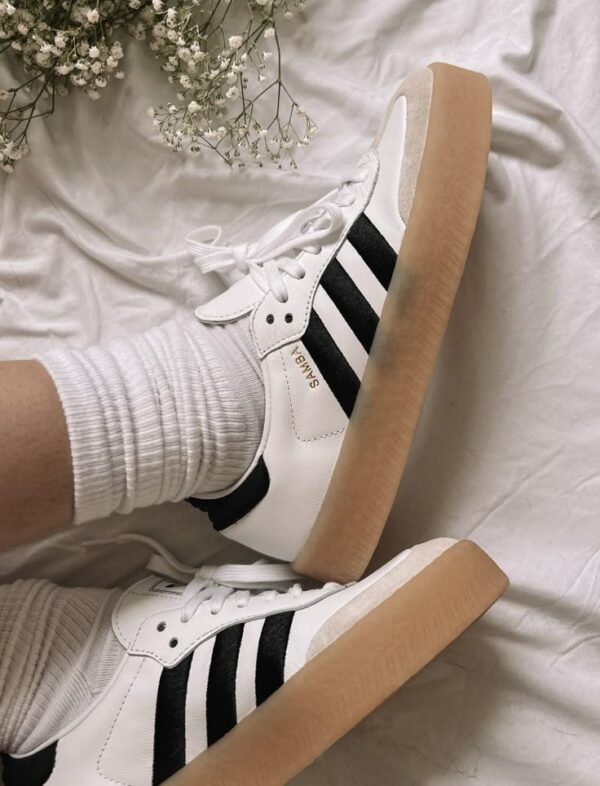 Adidas Samba OG – White/Black Gum. - Image 3