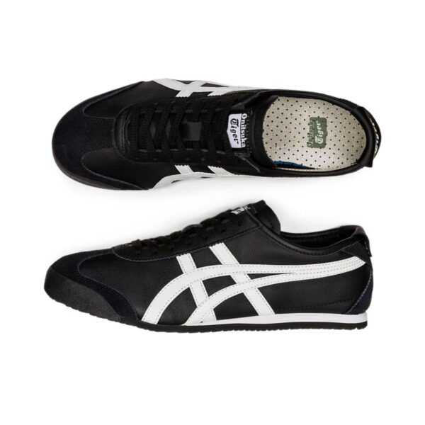 Onitsuka Tiger Mexico 66 in Black/White. - Image 2